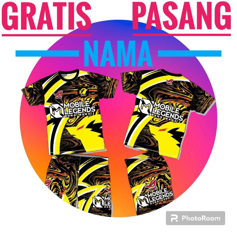 setelan baju gaming ONIC