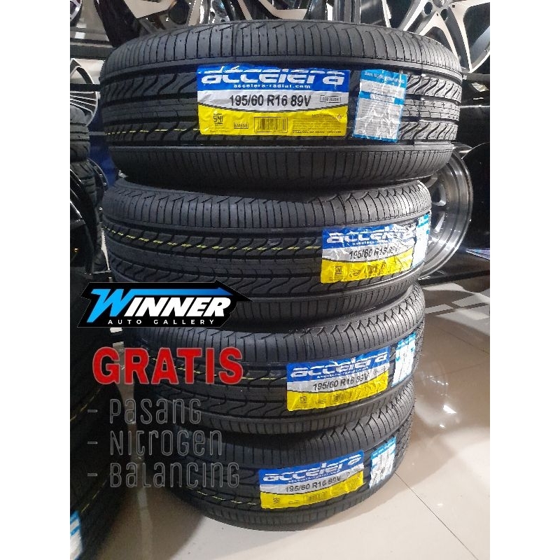 BAN MOBIL STANDAR HONDA BRV 195 60 RING 16 ACCELERA RADIAL - BAN TUBLES BERKUALITAS DI DENPASAR