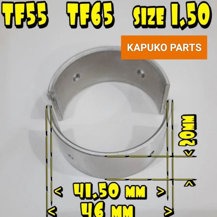 pR TF 65 METAL JALAN SIZE 15 UNTUK MESIN DIESEL YANMAR 65 PK