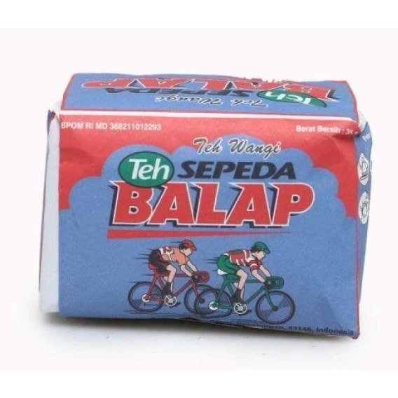 

teh tubruk sepeda balap biru 40