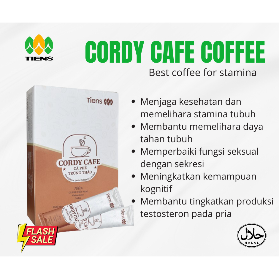 

CORDY CAFE COFFEE - Kopi Penambah Stamina Pria Original TIENS