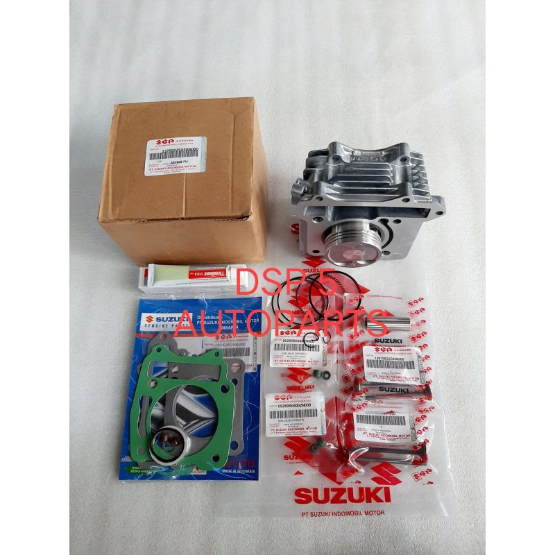 BLOK SEHER KOMPLIT SATRIA FU 150 KARBU ORI (SCEM)