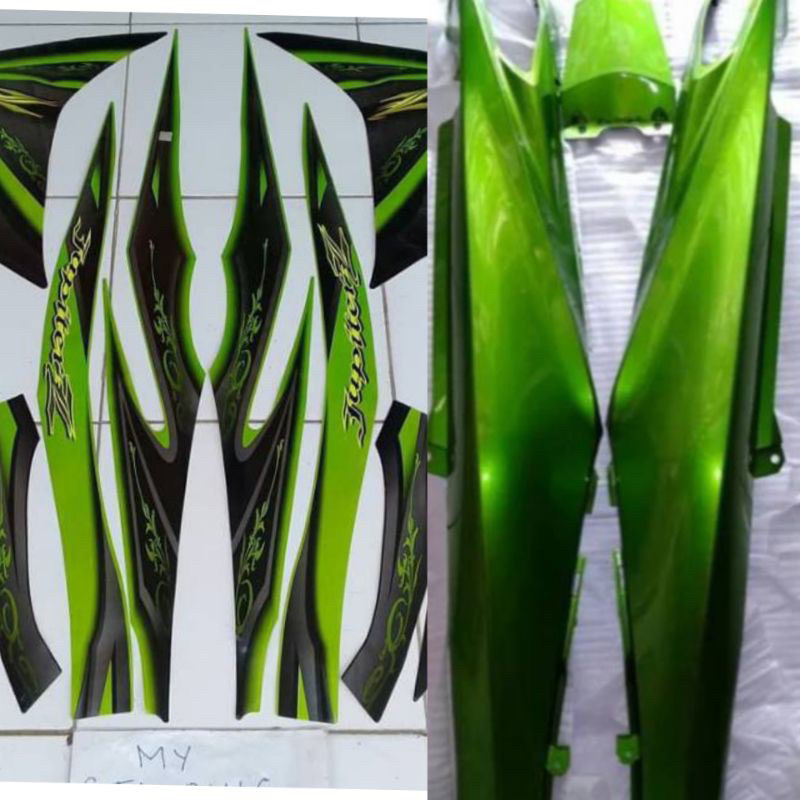 Cover Body Belakang Yamaha Jupiter Z Burhan Hijau