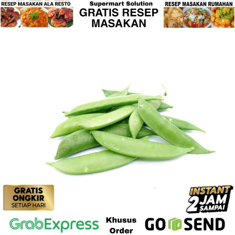 

Sayur kacang kapri Manis / Sweat Green peas