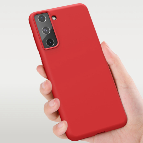 Jual SAMSUNG S21 NILLKIN Flex Pure Soft Case Softcase Original - Red Limited