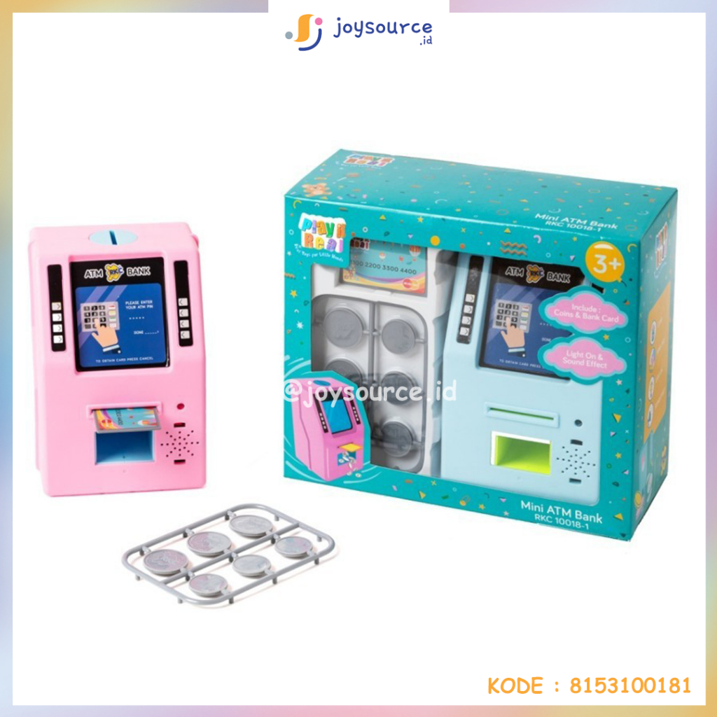 Mainan Edukasi Celengan 'ATM' RKC10018-1 - Mainan Koleksi Anak Perempuan