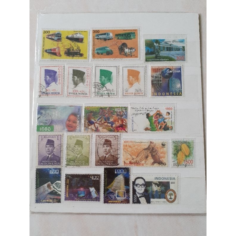 

Paket Perangko Indonesia Tahun dan Seri Mix set 20pcs - 2