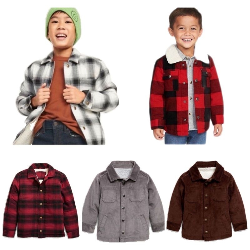 Jaket Kemeja Sherpa Oldnavy