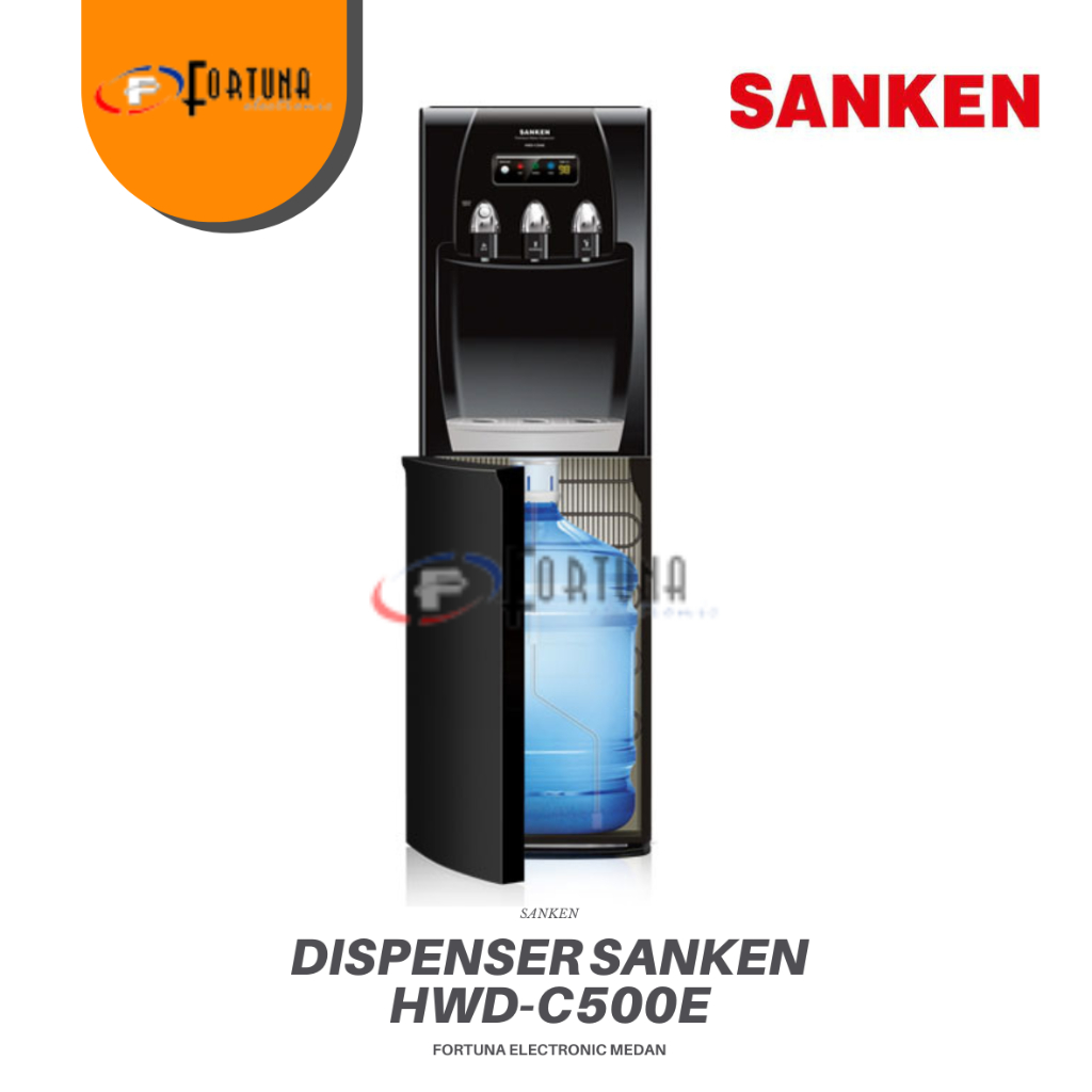SANKEN HWD-C500E DISPENSER GALON BAWAH BOTTOM KOMPRESOR MEDAN