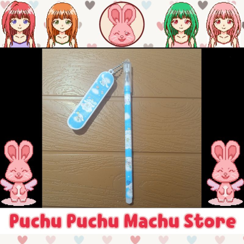 

PULPEN CINNAMOROLL Dengan Gantungan Skateboard SANRIO (warna hitam)