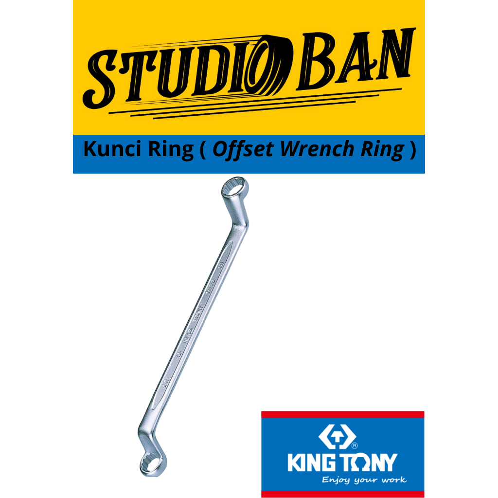 Kunci Ring King Tony 75 Offset Ring Wrench 1970