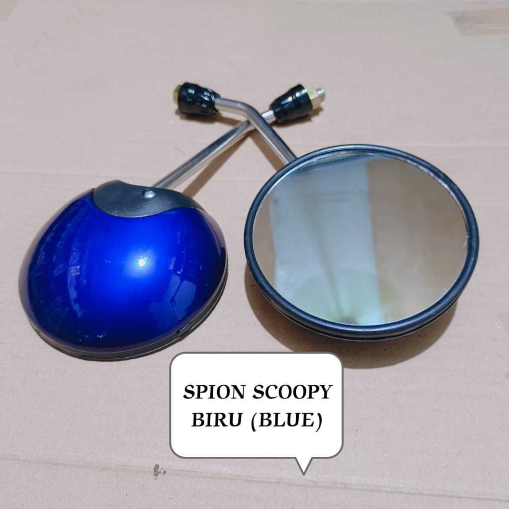 TERMURAH KACA SPION SCOOPY BLUE (BIRU) ORI