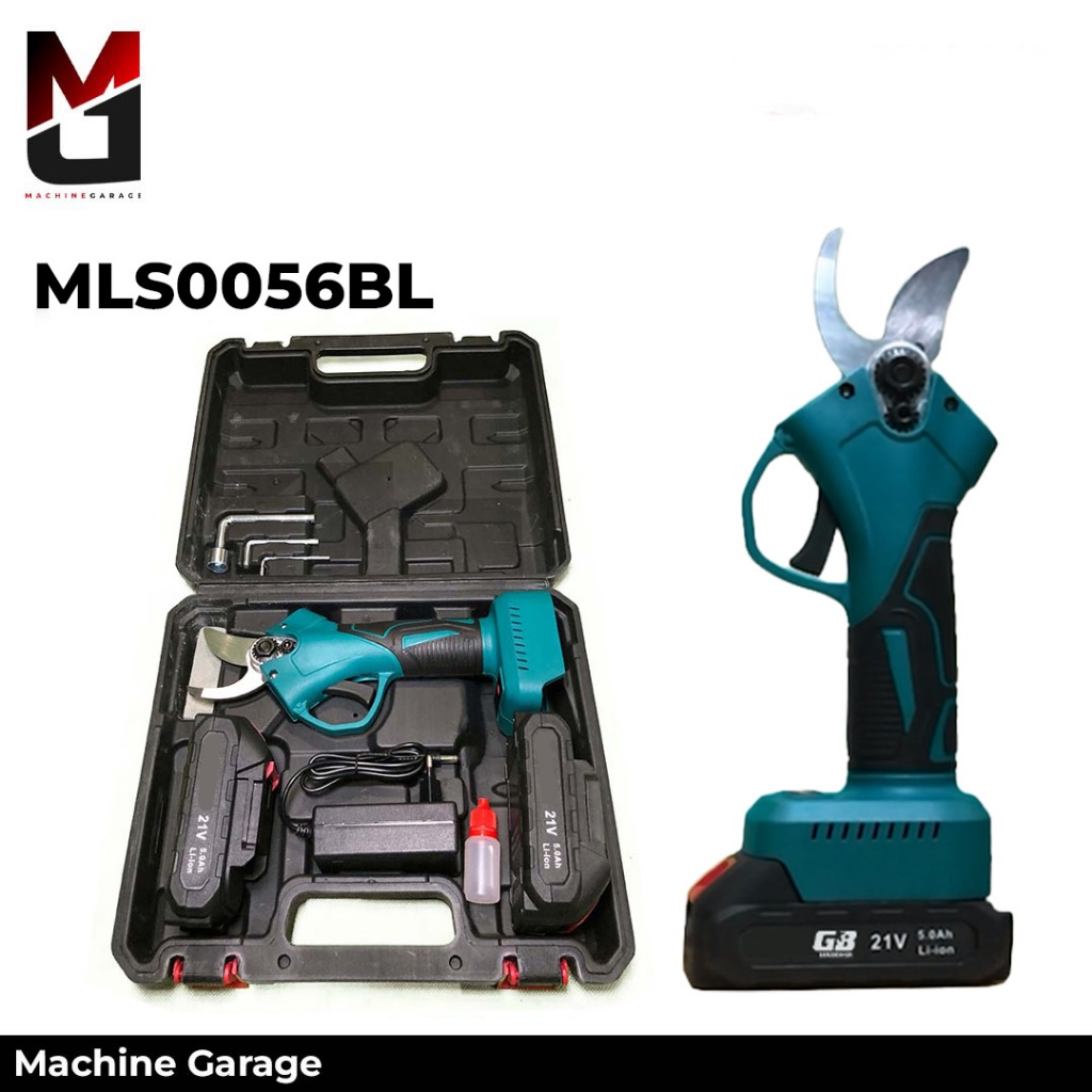 Gunting Ranting Trees Branches Cutter Battery Powered Pruning Shears MLS0056BL