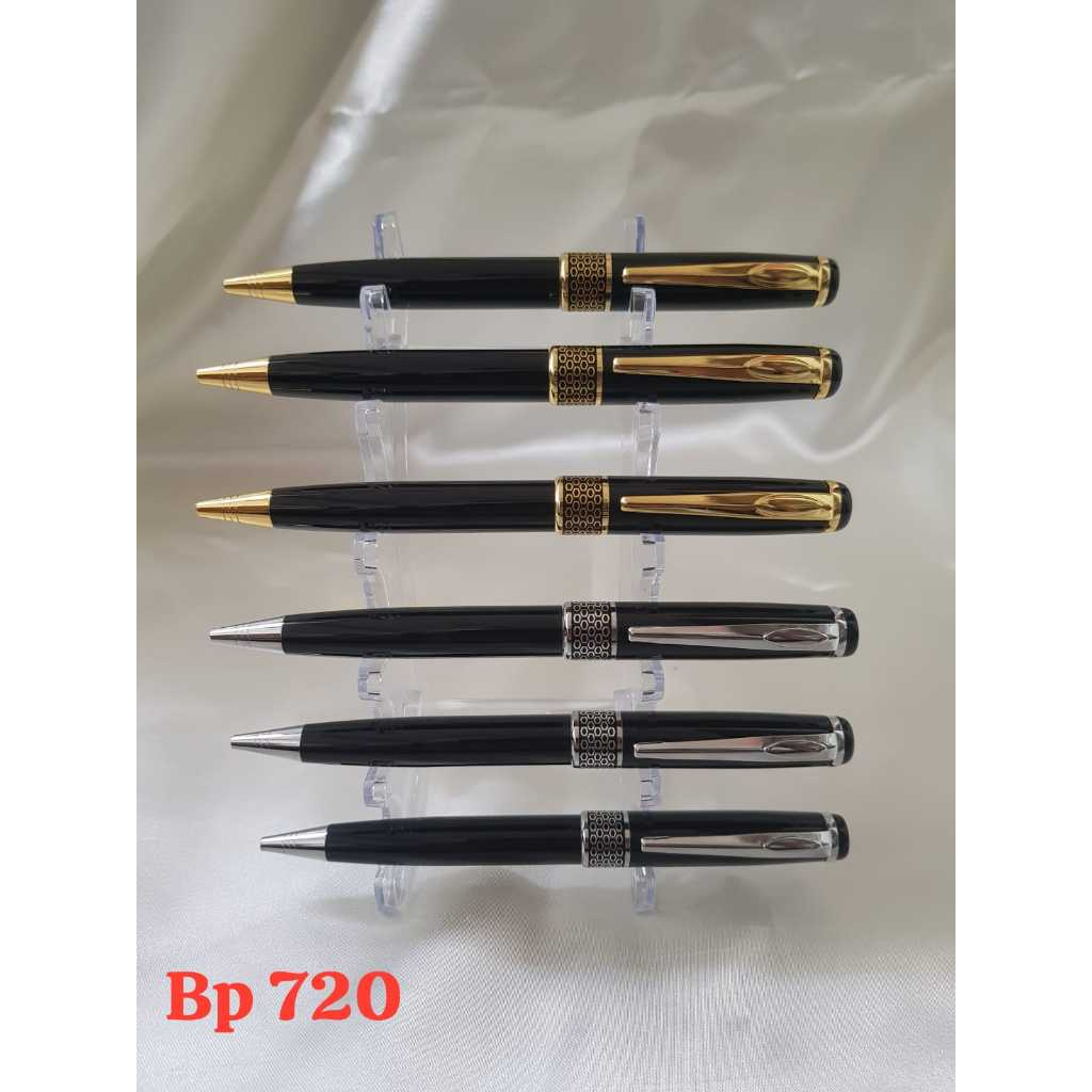 

Bp 720 / Pen metal / Pen besi / Pulpen stainless / Ballpoint / dpt dicustom Logo perusahaan / Nama