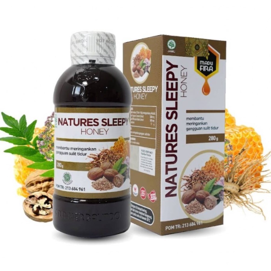 

Natures Sleepy Honey Madu Herbal Insomnia Obat Alami Atasi Susah Tidur