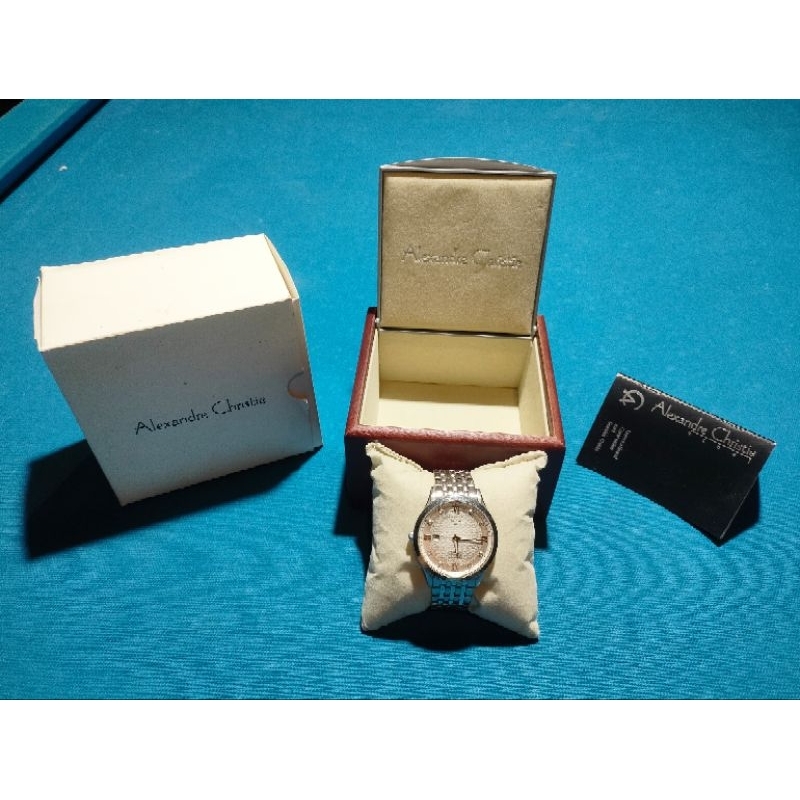 Jam tangan second Like new Alexandre christie • Shapire • all solid steel