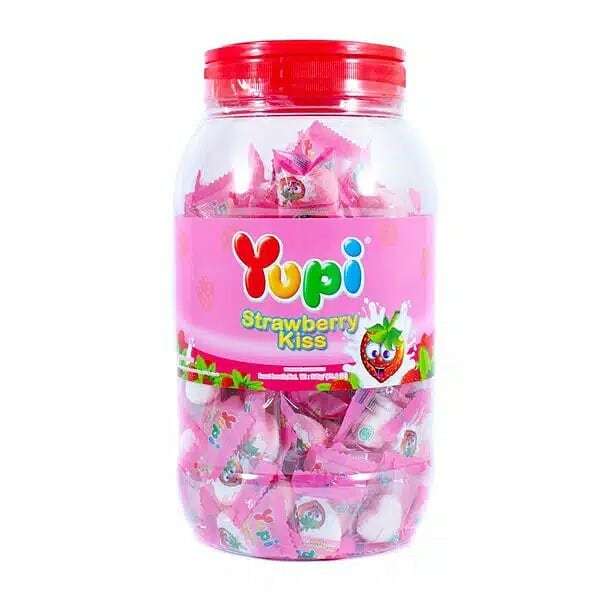 

PERMEN YUPI STRAWBERRY KISS 300gr TOPLES