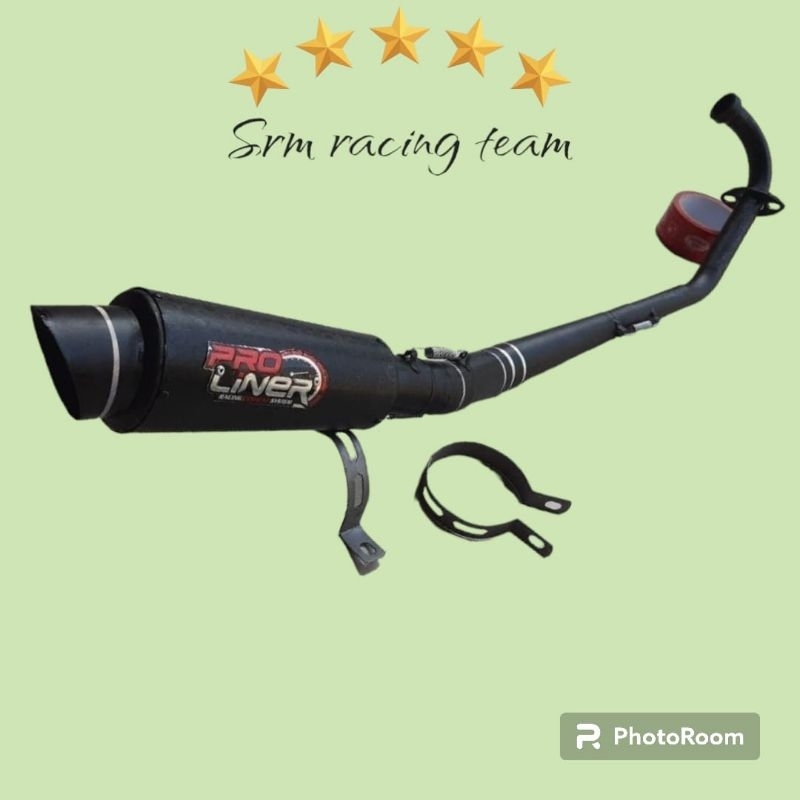 Knalpot Racing Proliner Hitam Jupiter Mx new Jupitet Mx old Jupiter Mx135