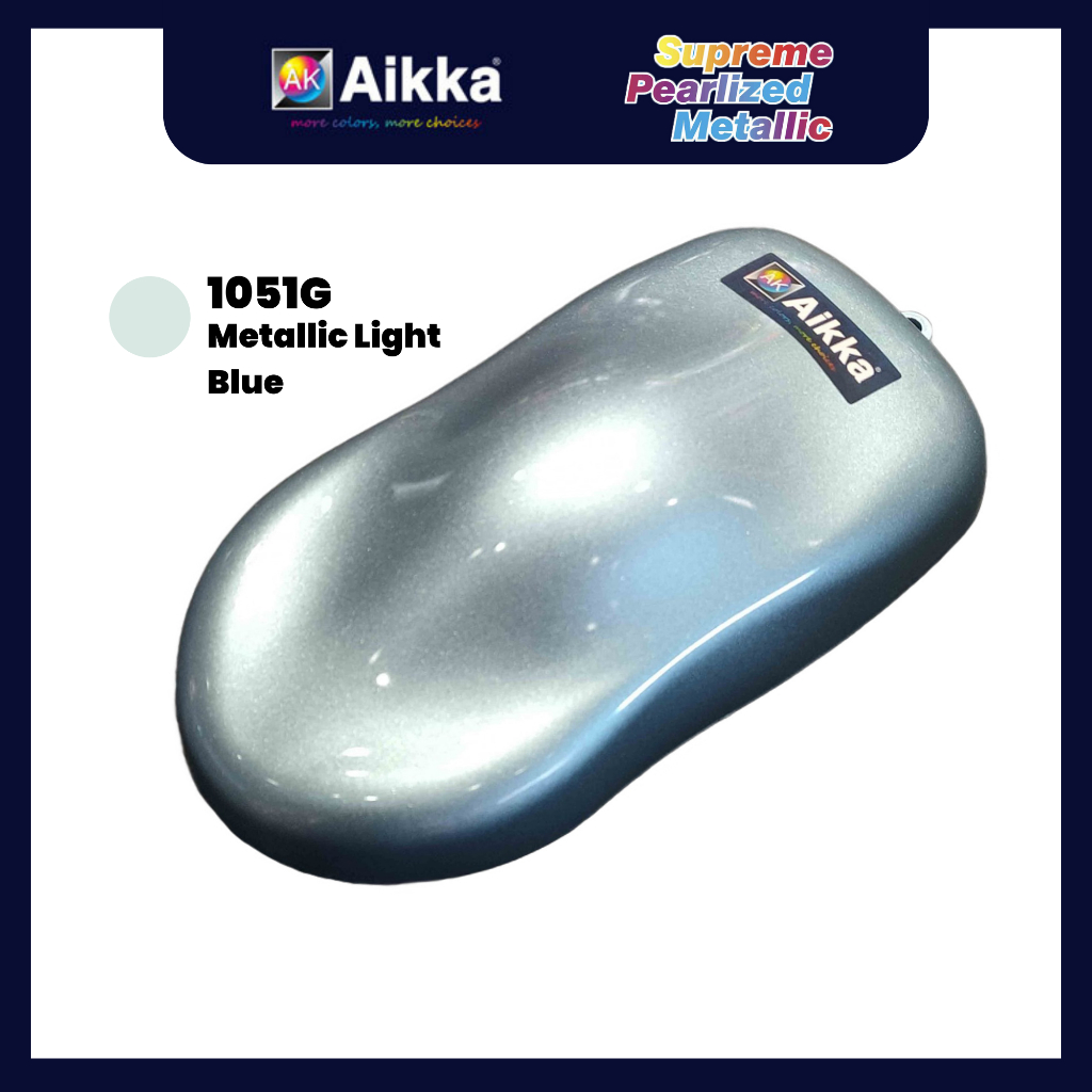 1051G METALLIC LIGHT BLUE | AIKKA SUPREME PEARLIZED METALLIC