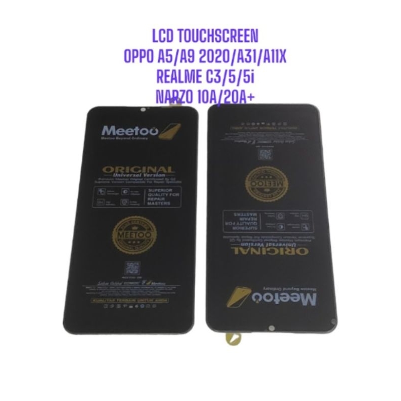 LCD TOUCHSCREEN OPPO A5 2020 / A9 2020 / A31 / A11X / REALME C3 / REALME 5 / 5i / 5S - LCD TS OPPO A5 2020 FULLSET ORIGINAL OEM