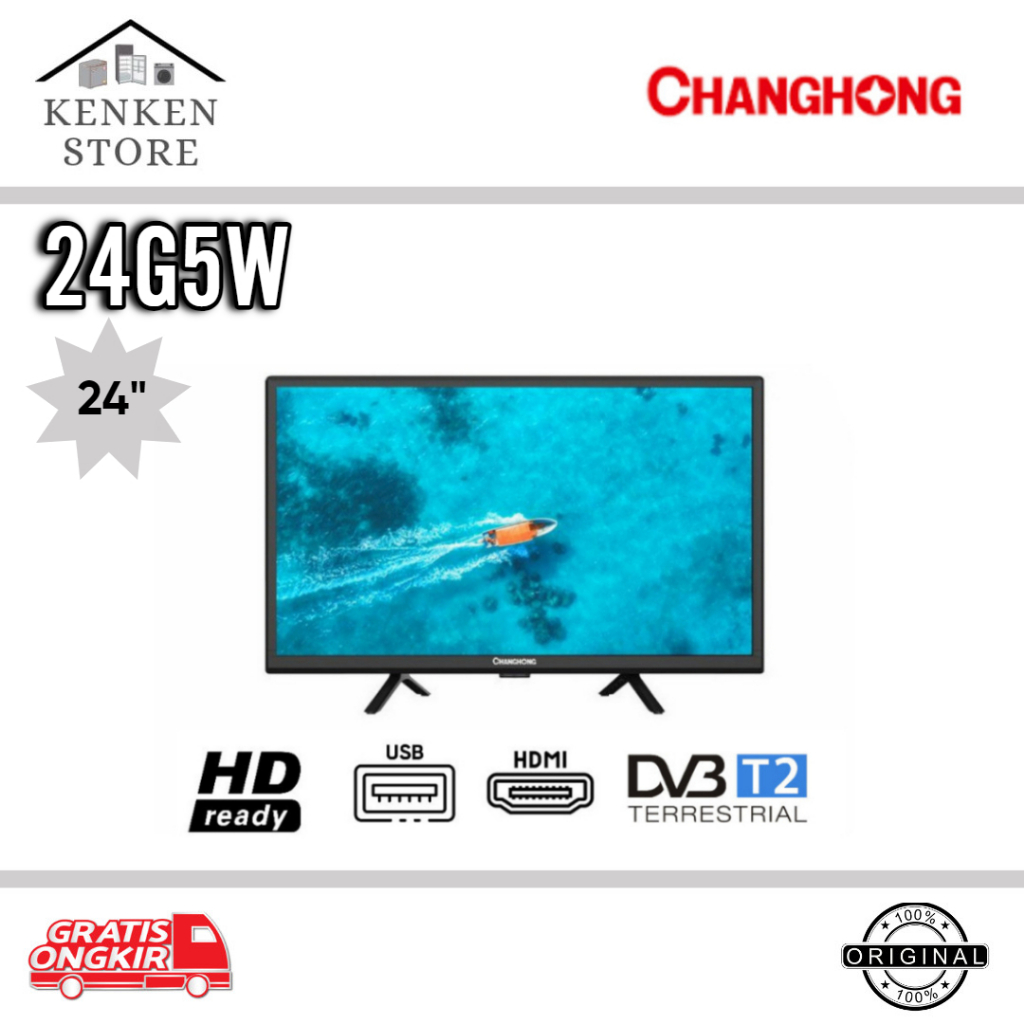 TV LED DIGITAL CHANGHONG 24G5W 24INCH