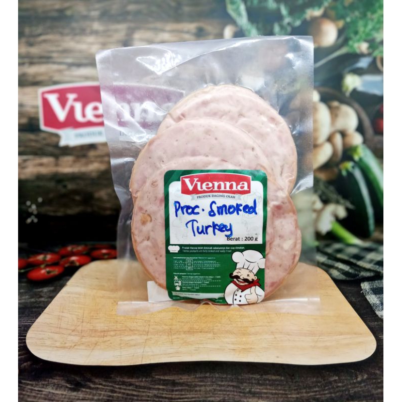 

Vienna Processed Smoked Turkey 200 gram