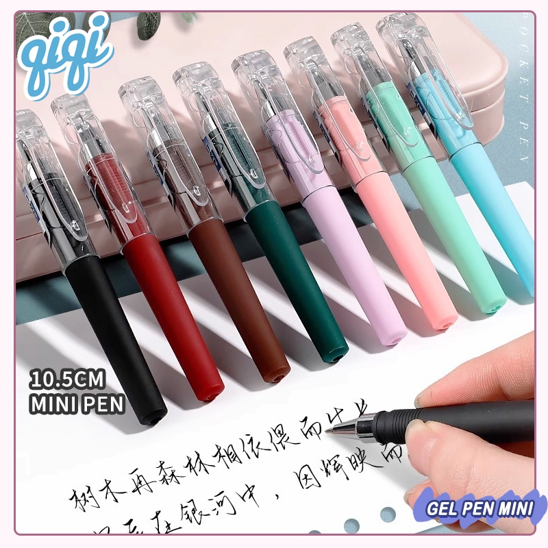

Gel Pen 0.5mm Pulpen Mini Pena Hitam Gelpen Hitam - Qiqi Treasure