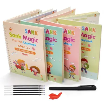 

Buku Belajar Anak Sank Magic Practice Book 1 Set Isi 4 BUKU dan PULPEN
