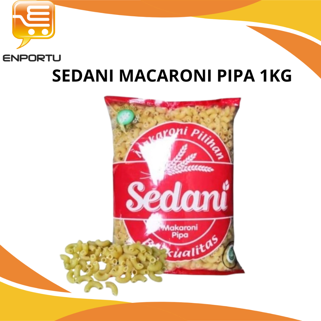 

Sedani Macaroni Pipa 1 Kg | Pasta Makaroni Pipa