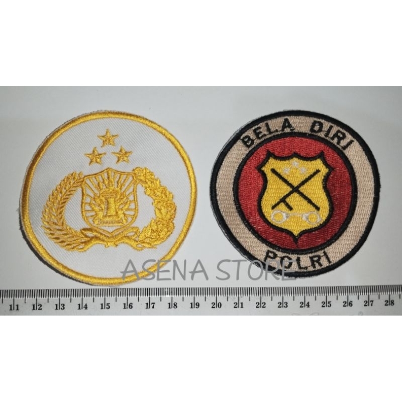Bedge Bordir Logo Beladiri Polri