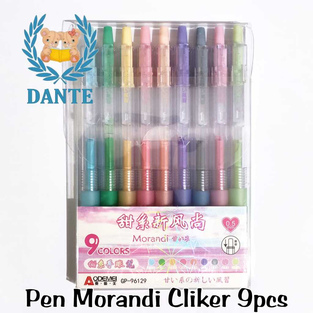

Pulpen Gel MORANDI 9 Colors Set