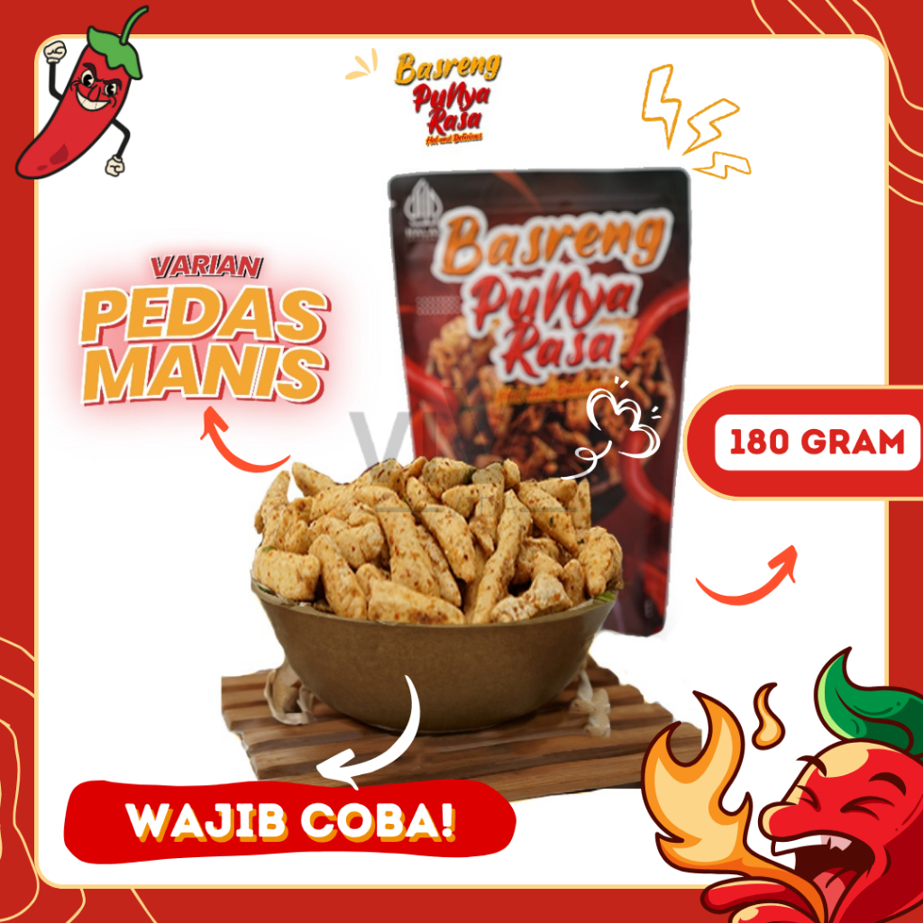 

Basreng Punya Rasa Pedas Manis Extra Daun Jeruk Dan Bumbu Cikruh Bumbu Melimpah