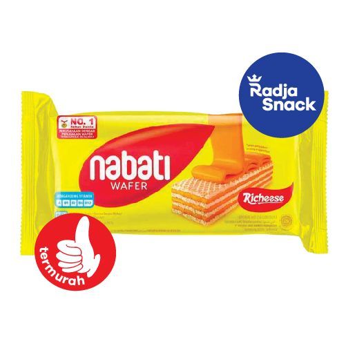 

Wafer Nabati isi 10pcs rasa keju 1000