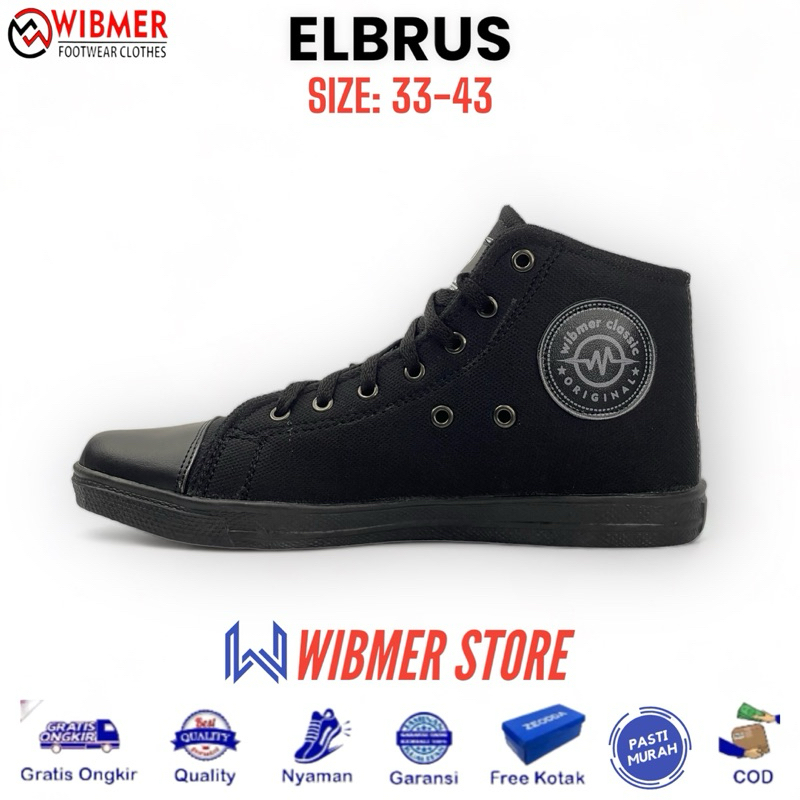 sepatu boot hitam polos sepatu sekolah pria wanita sneaker murah berkualitas sepatu hitam