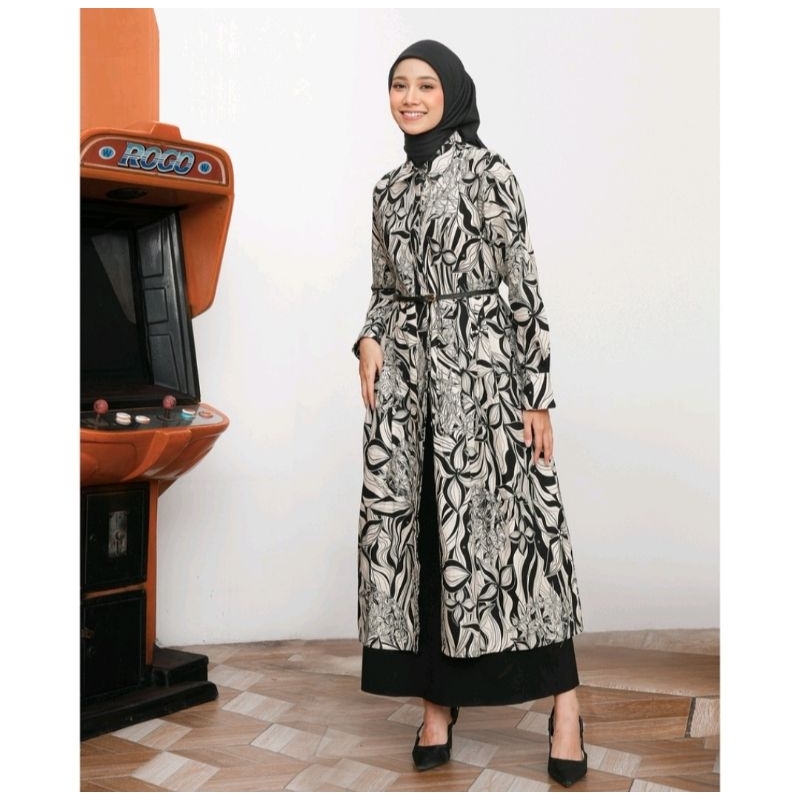 New Geulis Jennete Midi Dress Black XXL