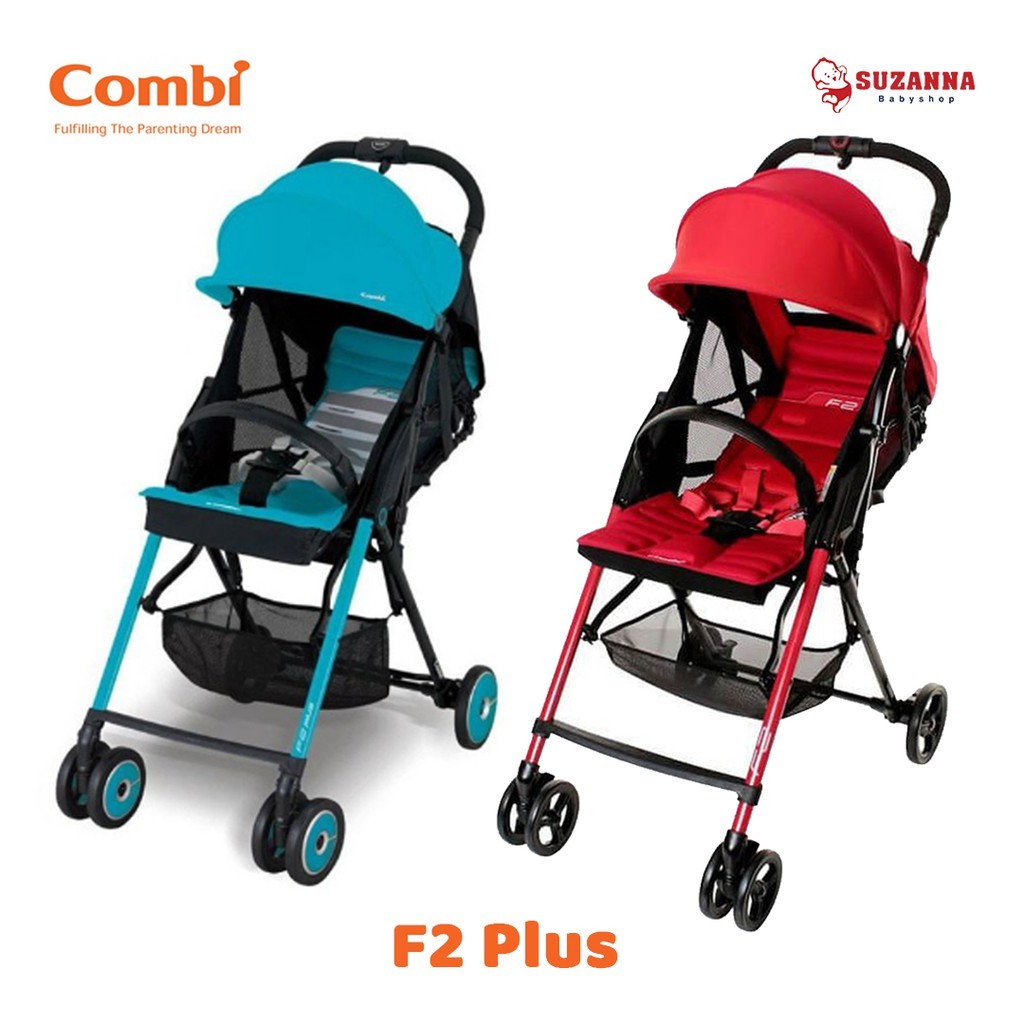 COMBI F2 PLUS FASHION RED/TURQUOISE Stroller Anak