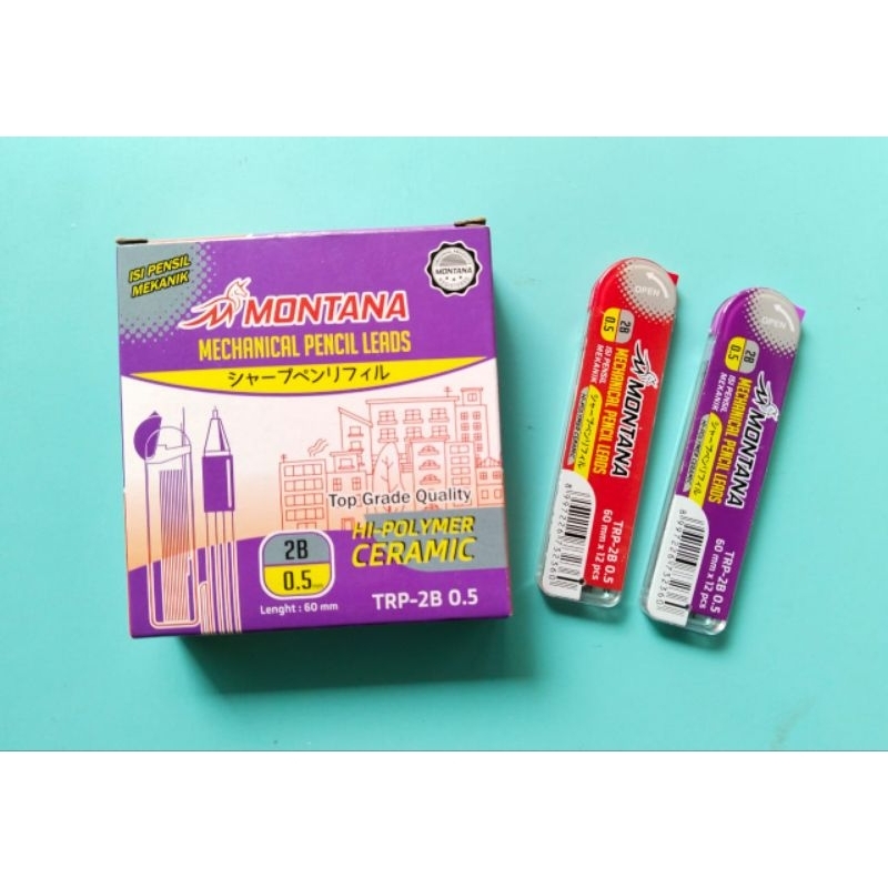 

(12PC)REFFIL PENSIL MEKANIK TRP-2B 0.5 MONTANA