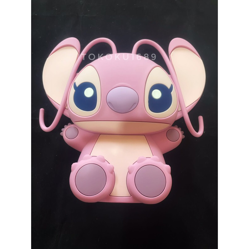 Tas Anak Silikon Stitch Ungu / Tas Anak Silicon Stitch sanrio / tas selempang anak lucu