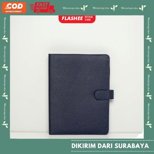 

NoteBook Kulit Polos Navy B5 26 Ring Eksklusif Diary 26 Ring Agenda Binder Termurah