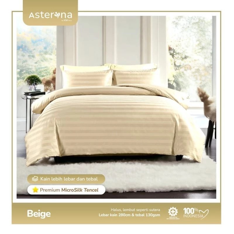 BEDCOVER SET SALUR MICRO TENCEFLBEIGE