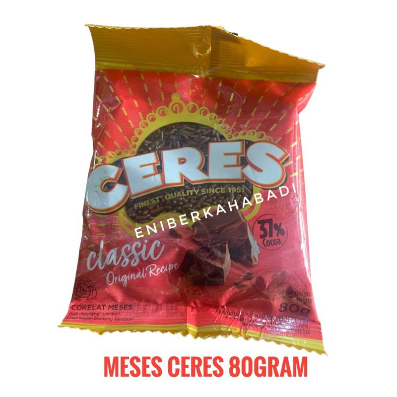 

Mesis Ceres Classic exp Januari 2026 Original Recipe 80gram/per pcs