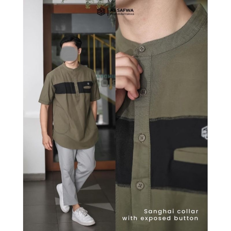 KURTA AS SAFWA/ KURTA HARITS/BAJU KOKO/BAJU LEBARAN