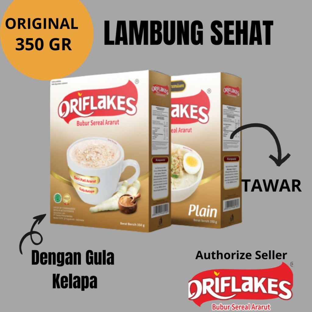 

Oriflakes Original sereal obat maag ampuh, obat asam lambung, Oriflakes plain,