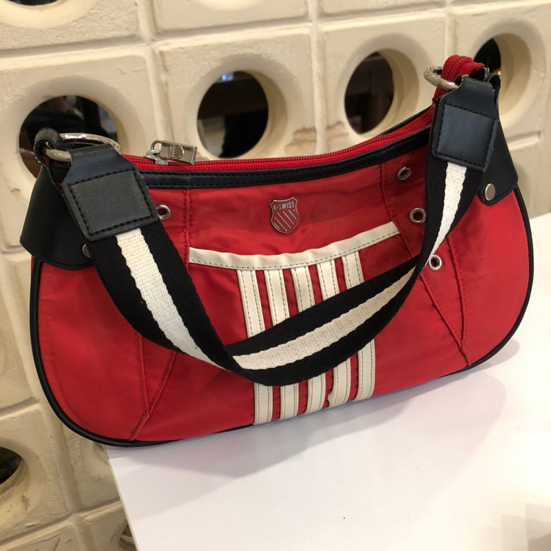 K-SWISS SHOULDER BAG VINTAGE ORIGINAL - TAS KSWISS - PRELOVED TAS WANITA - SLINGBAG
