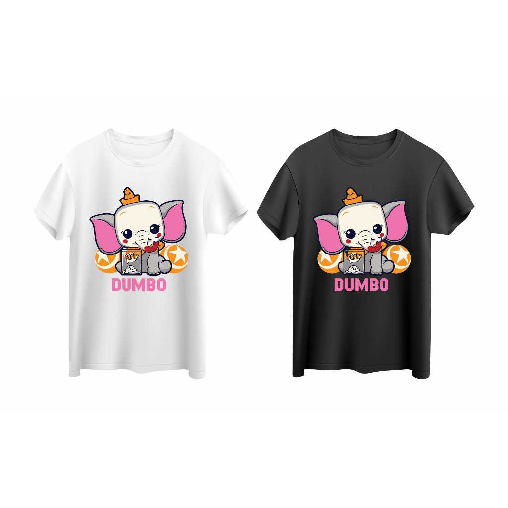 (88008) - DUMBO Promo Cetak Kaos Custom Printing Kaos Cotton Combed 24s DTF