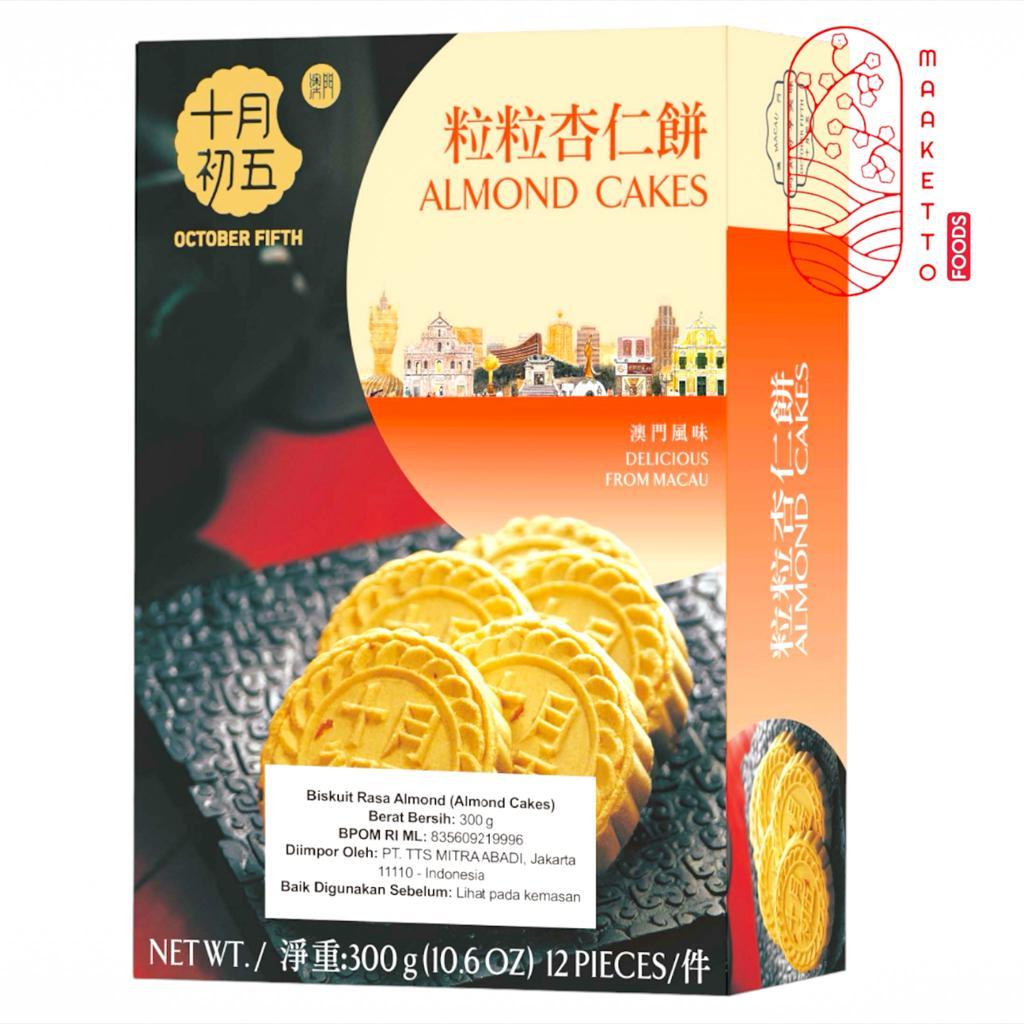 

Almond Cakes October Fifth / Biskuit Rasa Almond 300gr