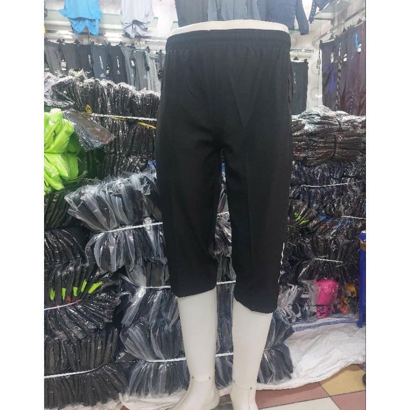 Celana training pendek olahraga parasut micro 7/8 Celana olahraga gym runing jogging pria wanita
