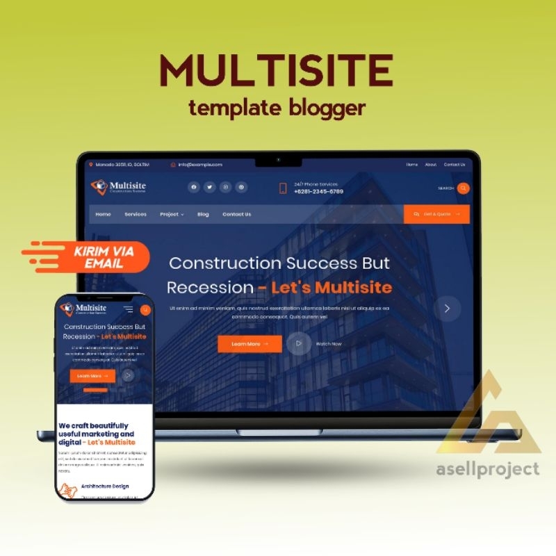 Multisite Template Blogger Premium