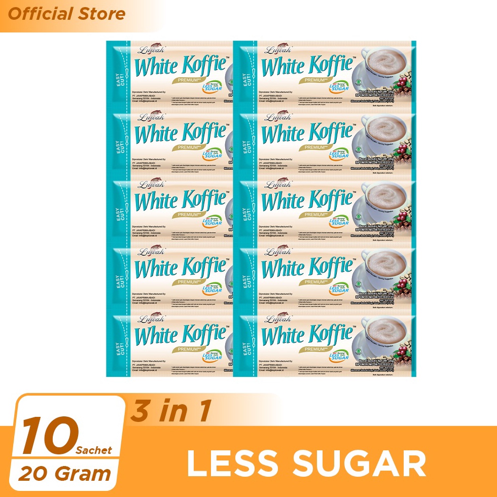

Sale Kopi Luwak White Koffie Less Sugar Renceng 1x2gr R62