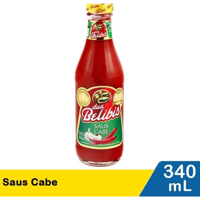 

saus cabe dua belibis 340ml